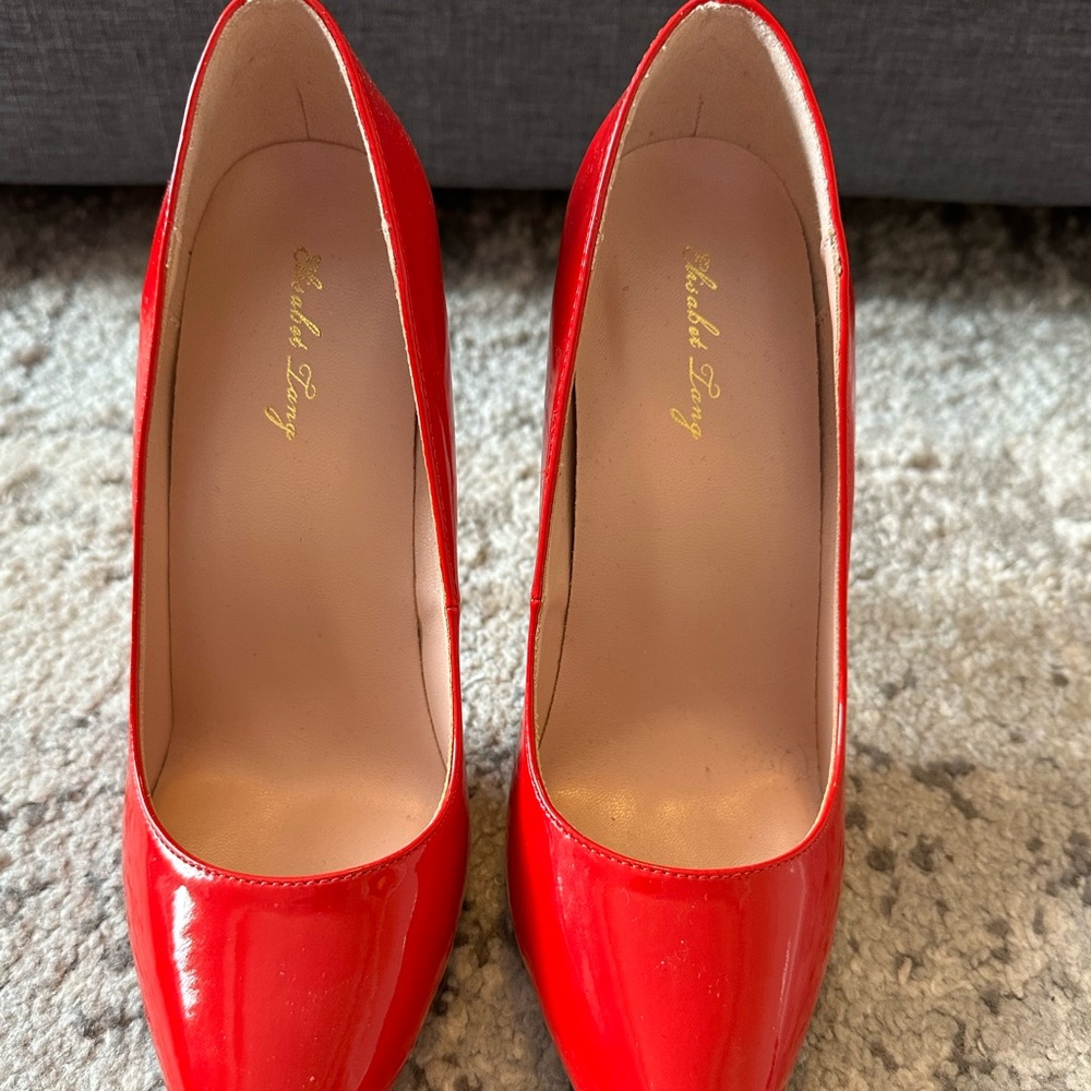 New Red stiletto heels.